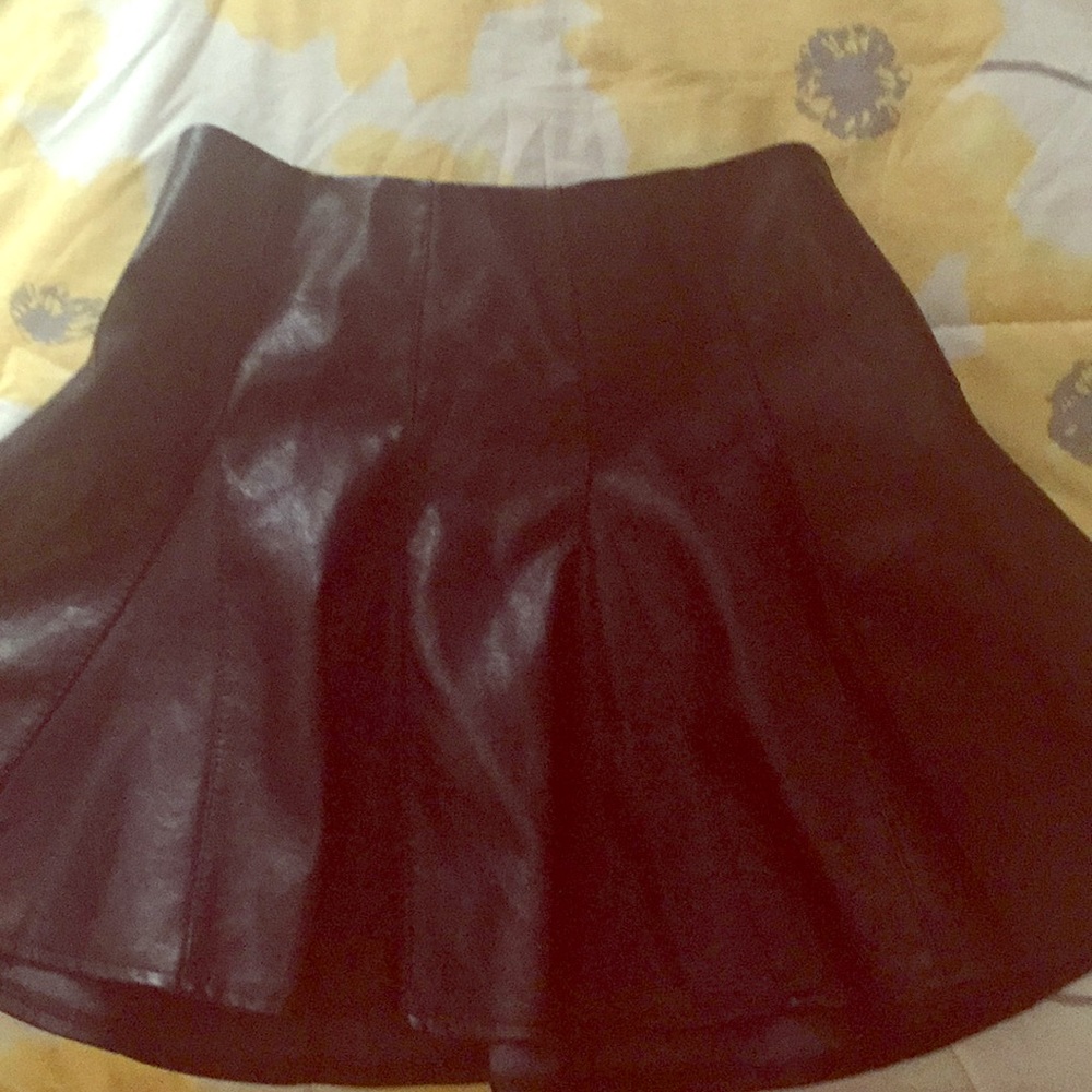 Leather skirt